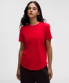 Lululemon Love Crewneck T-shirt In Red