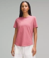 Lululemon Love Curved-hem Crewneck T-shirt