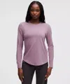 Lululemon Love Long-sleeve Shirt In Pink