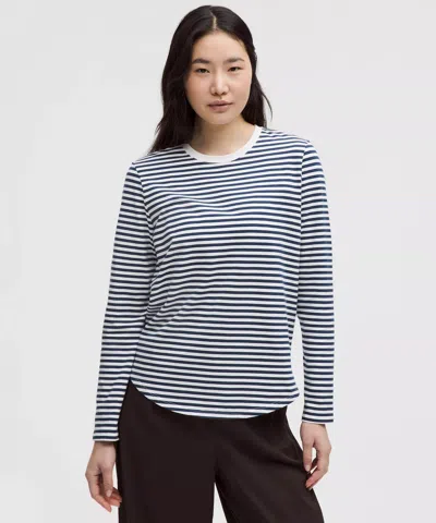 Lululemon Love Long-sleeve Shirt In Blue
