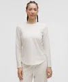 Lululemon Love Long-sleeve Shirt In Neutral