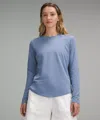 Lululemon Love Long-sleeve Shirt In Blue