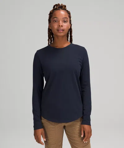 Lululemon Love Long-sleeve Shirt In Blue