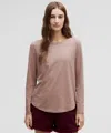 Lululemon Love Long-sleeve Shirt In Neutral