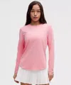 Lululemon Love Long-sleeve Shirt In Pink