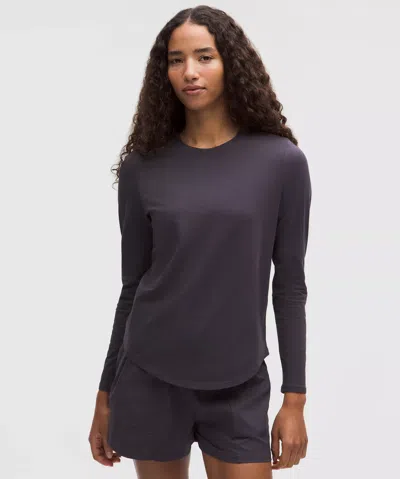 Lululemon Love Long-sleeve Shirt In Black