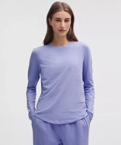 Lululemon Love Long-sleeve Shirt In Blue