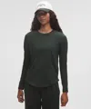 Lululemon Love Long-sleeve Shirt In Green