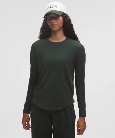 Lululemon Love Long-sleeve Shirt In Green