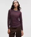 Lululemon Love Long-sleeve Shirt In Purple