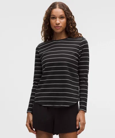 Lululemon Love Long-sleeve Shirt In Black