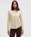 Lululemon Love Modal Fleece Long-sleeve Shirt