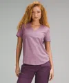 Lululemon Love V-neck T-shirt In Purple