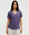 Lululemon Love V-neck T-shirt In Purple