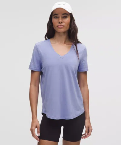 Lululemon Love V-neck T-shirt In Blue