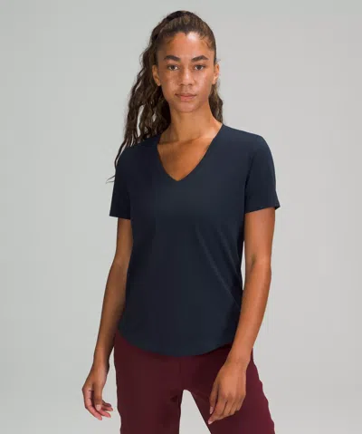 Lululemon Love V-neck T-shirt In True Navy