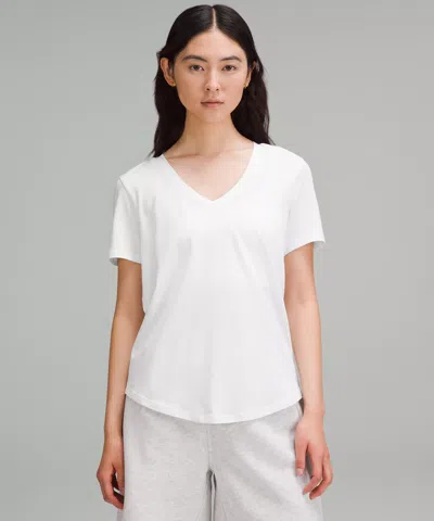 Lululemon Love V-neck T-shirt In White