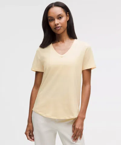 Lululemon Love V-neck T-shirt In Neutral