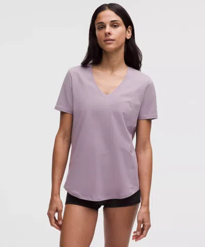 Lululemon Love V-neck T-shirt In Purple