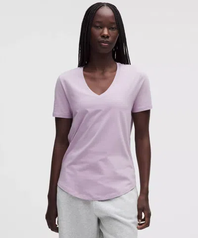 Lululemon Love V-neck T-shirt In Purple