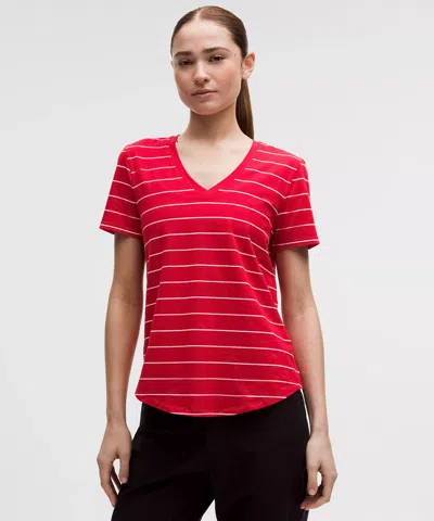 Lululemon Love V-neck T-shirt In Red