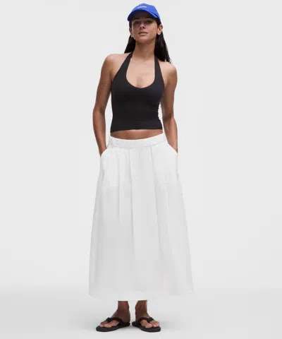 Lululemon Lululinen Adjustable-hem Maxi Skirt