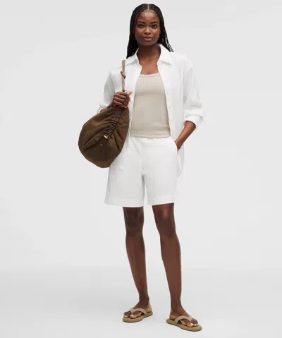 Lululemon Lululinen High-rise Relaxed-fit Short 7"