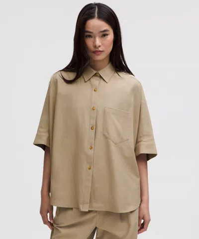 Lululemon Lululinen Relaxed Button-up Shirt