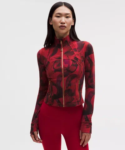 Lululemon Lunar New Year Define Cropped Jacket In Red