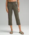 Lululemon Luxtreme Slim-fit Pull-on Mid-rise Cropped Pant In Green