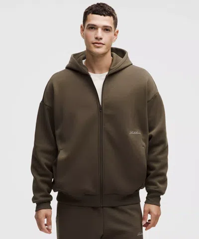 Lululemon Men's Big Cozy Full-zip Hoodie In Brown