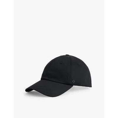 Lululemon Mens Black Classic Brand-patch Cotton Cap