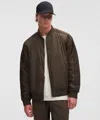 Lululemon Men's Collegiate Bomber Jacket In Brown