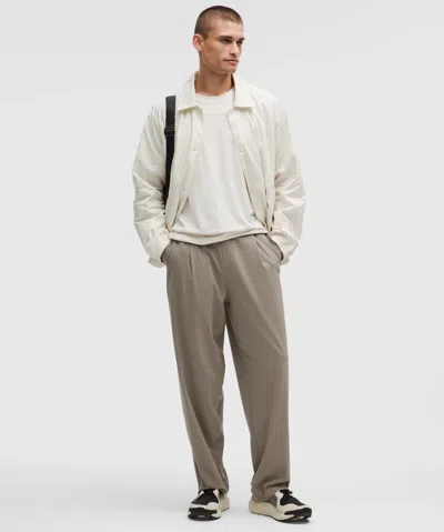 Lululemon Men's Daydrift Relaxed-fit Pleated Trouser In Gray