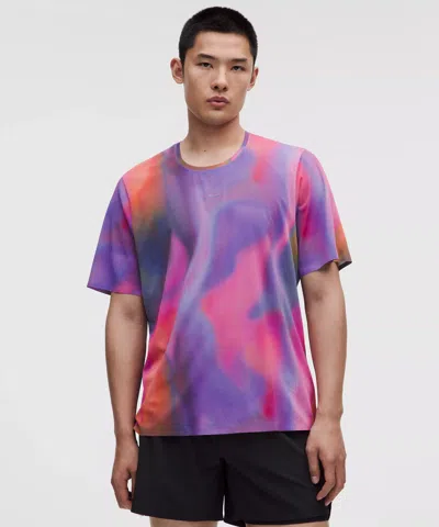 Lululemon Men's Fast And Free Short-sleeve Shirt In Multi