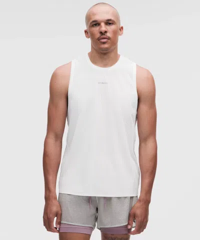 Lululemon Men's Fast And Free Singlet In White