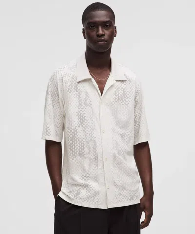 Lululemon Men's Jacquard-mesh Short-sleeve Shirt
