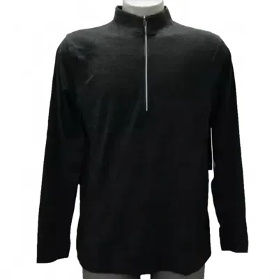 Lululemon Men's Metal Vent Tech 1/2 Zip Long Sleeve Shirt In Dark Grey / Black
