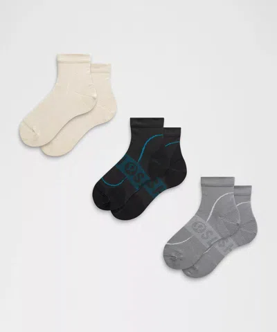 Lululemon Men's Power Stride Ankle Socks 3 Pack