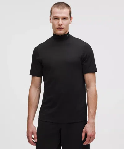 Lululemon Men's Showzero™ Slim-fit Mockneck Shirt In Black