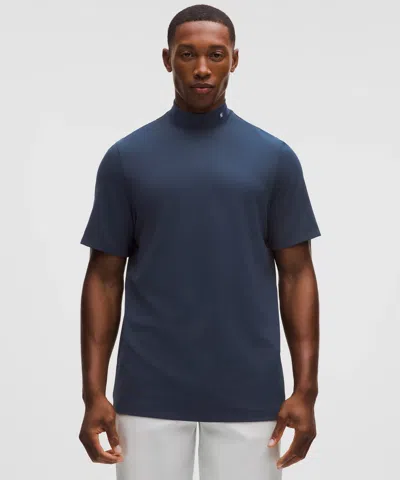 Lululemon Men's Showzero™ Slim-fit Mockneck Shirt In Blue