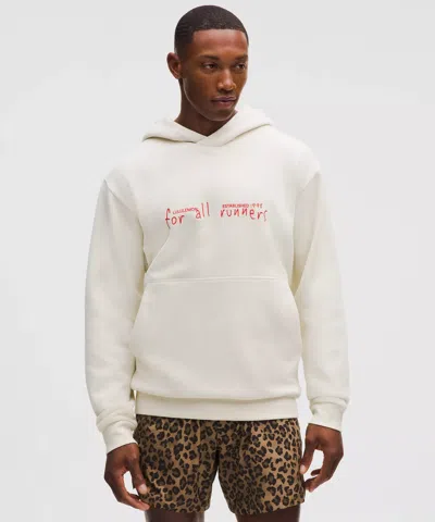 Lululemon Men's Steady State Pullover Hoodie In White