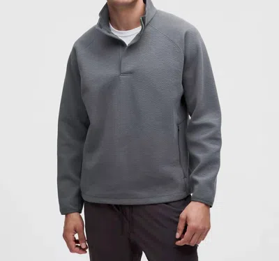 Lululemon Men's Textured Spacer Anorak Jacket In Oil Grey