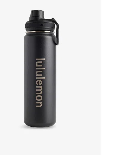 Lululemon Mens Black Back To Life Polypropylene Sport Bottle