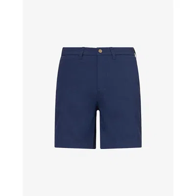 Lululemon Mens Club Blue Abc Classic-fit Stretch-woven Golf Shorts 7in