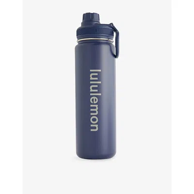Lululemon Mens Back To Life Sport Stainless-steel Bottle 710ml Club Blue