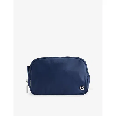 Lululemon Mens Everywhere Nylon Belt Bag Club Blue/silver