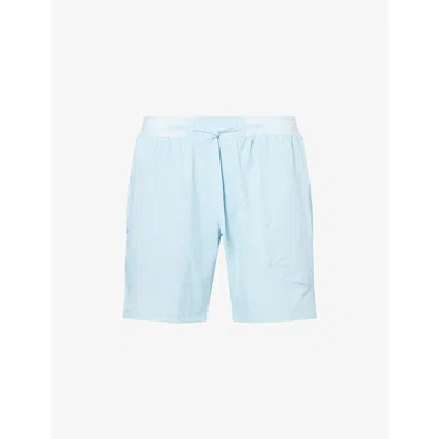 Lululemon Mens Foam Cloud License To Train Stretch-woven Shorts Xxl In Blue