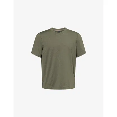 Lululemon Mens Hag/hwl Soft Jersey Short-sleeves Stretch-woven T-shirt In Green