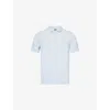 Lululemon Mens Evolution Short-sleeve Stretch-knit Polo Shirt Heathered Starch Blue In Heathered Starch Blue